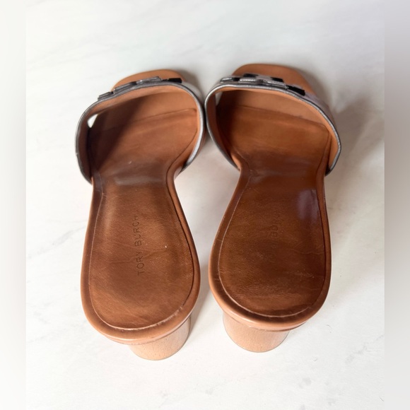 Tory Burch Tan Slide Sandals - Picture 5 of 7
